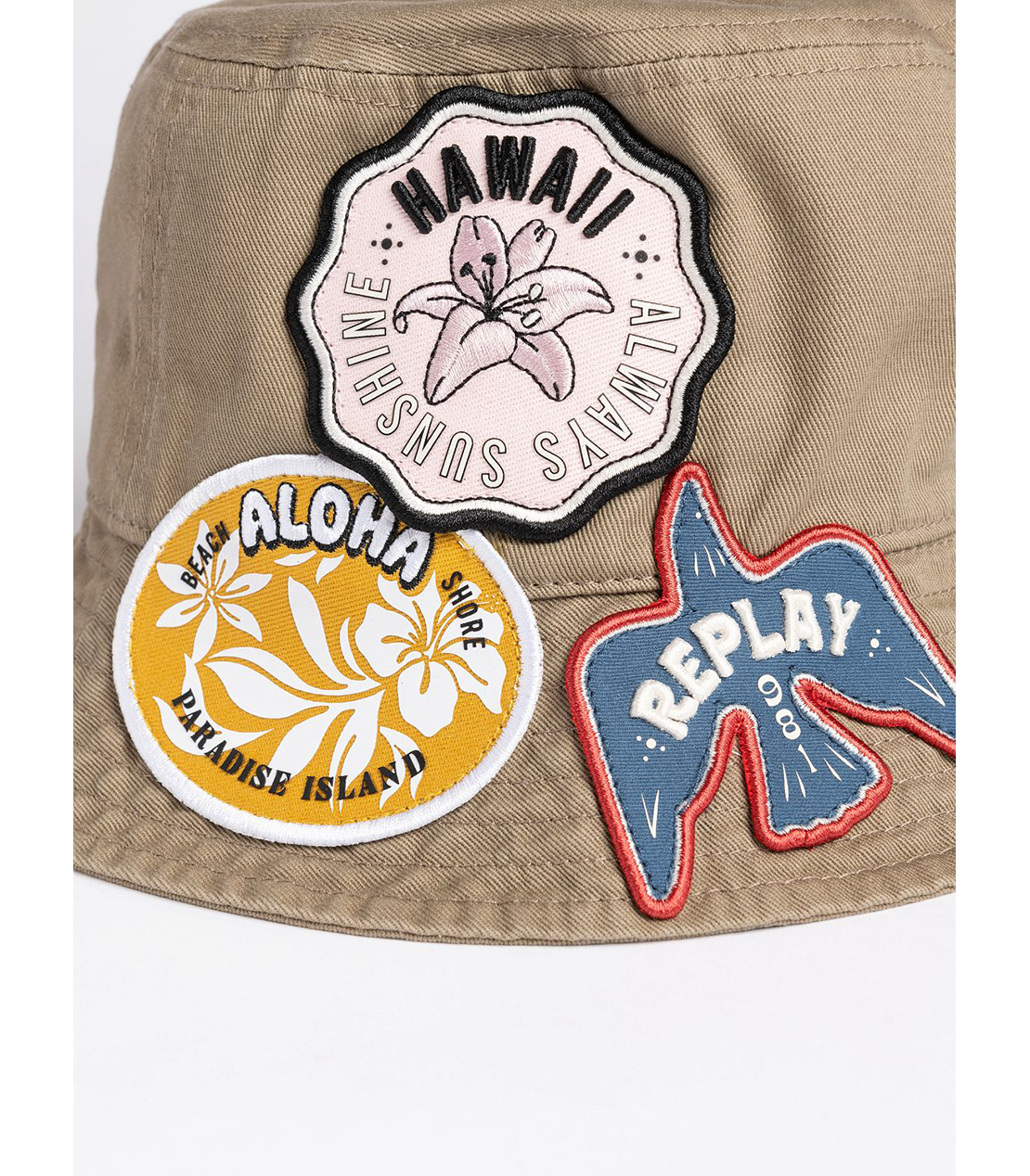 ハワイアンパッチ バケットハット 詳細画像 ベージュ 3